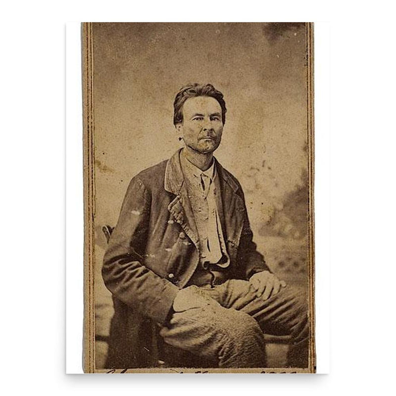 Champ Ferguson poster print, in size 18x24 inches.