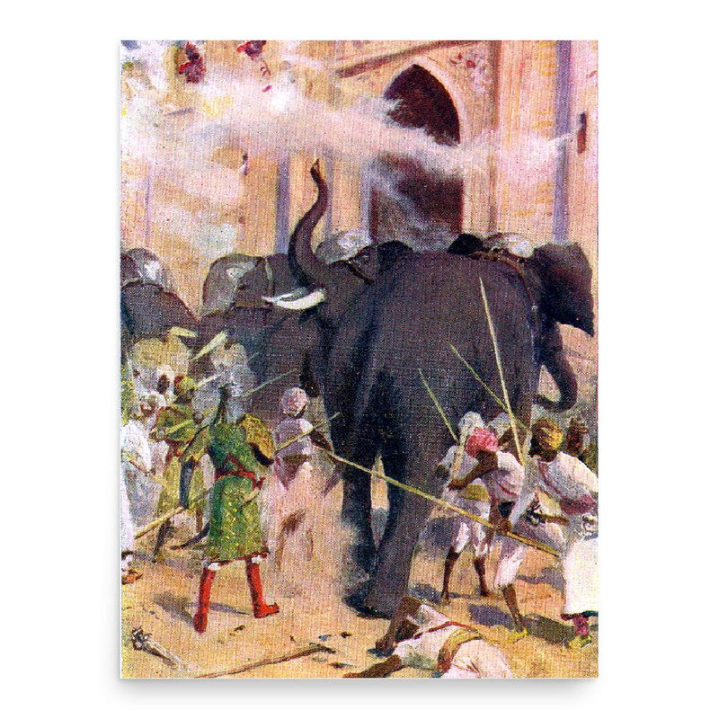 Chanda Sahib poster print, in size 18x24 inches.