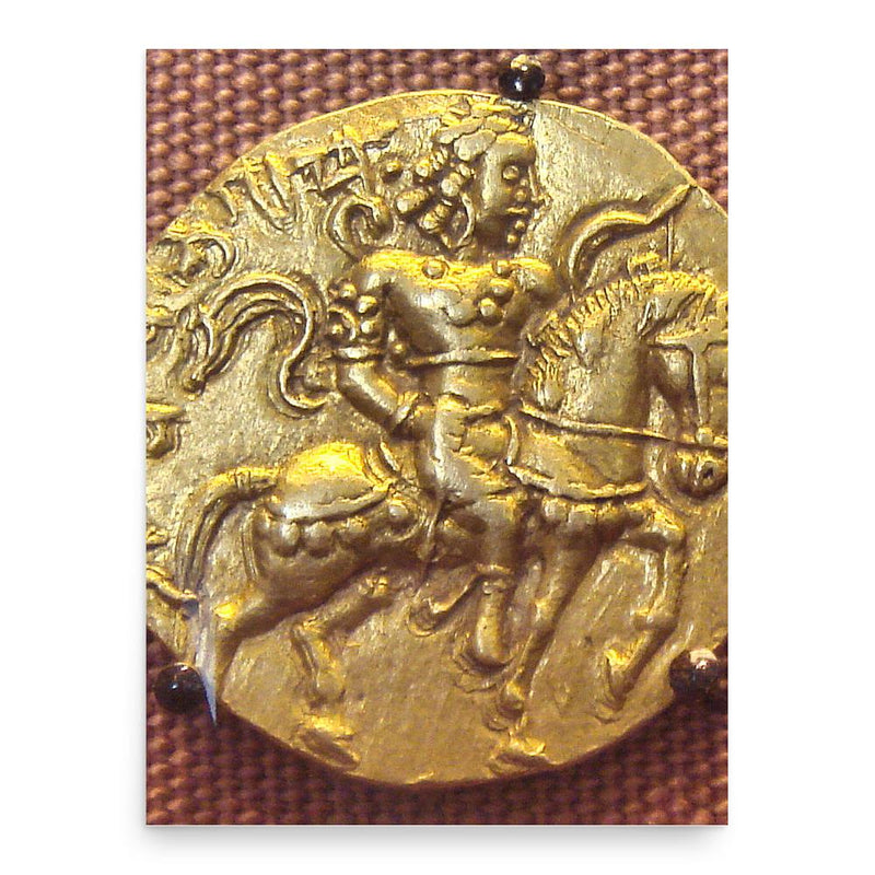 Chandragupta II poster print, in size 18x24 inches.