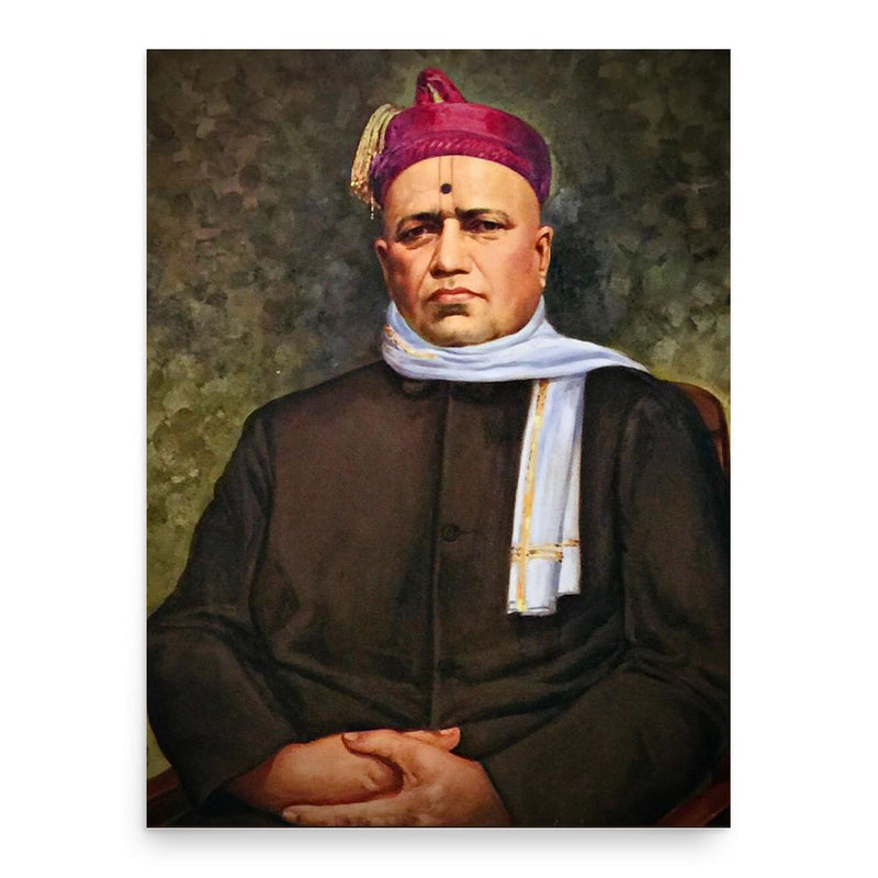 Chandrashekhar Agashe poster print, in size 18x24 inches.