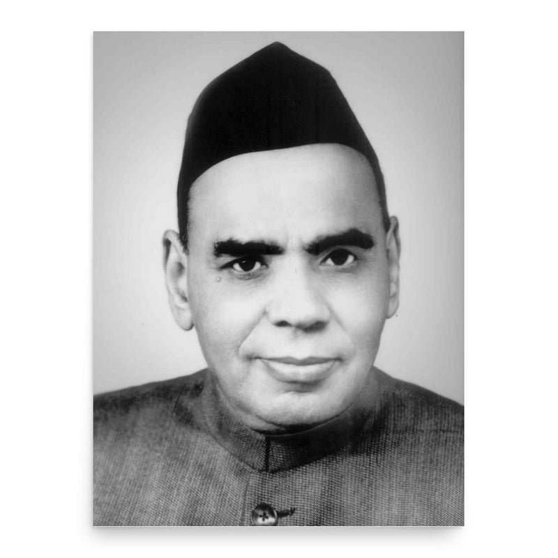 Chandulal Madhavlal Trivedi poster print, in size 18x24 inches.