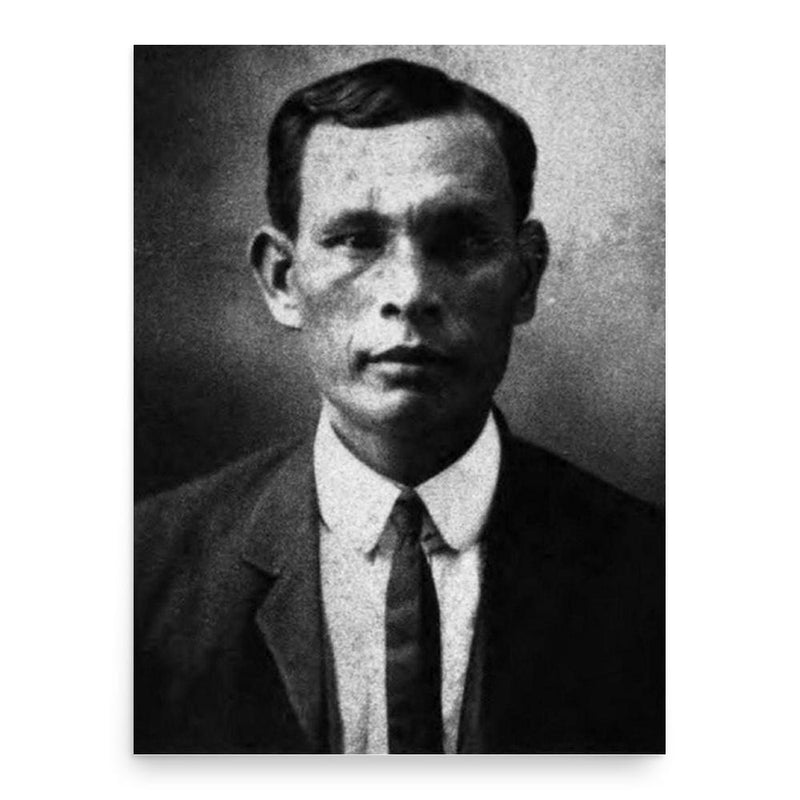 Chang Apana poster print, in size 18x24 inches.