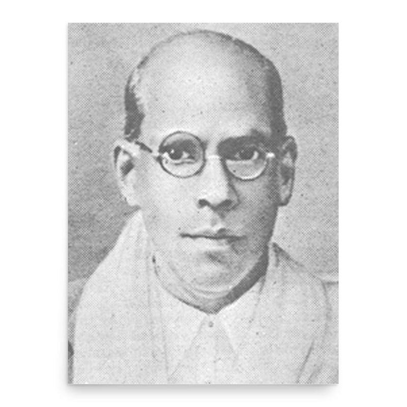 Changanassery Parameswaran Pillai poster print, in size 18x24 inches.