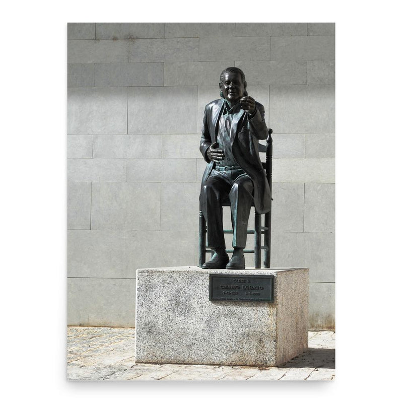 Chano Lobato poster print, in size 18x24 inches.