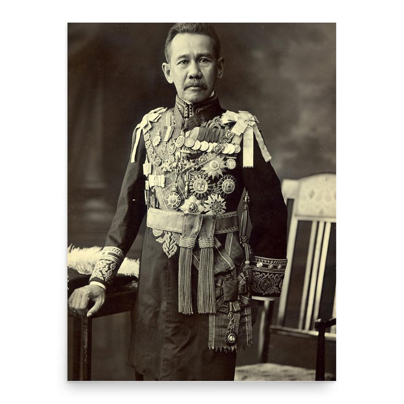 Chaophraya Phrasadet Surentharathibodi poster print, in size 18x24 inches.