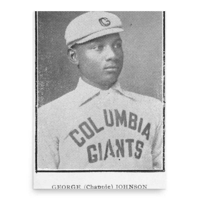 Chappie Johnson poster print, in size 18x24 inches.