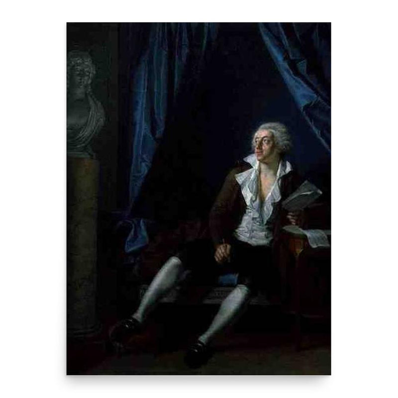 Charles-Albert Demoustier poster print, in size 18x24 inches.