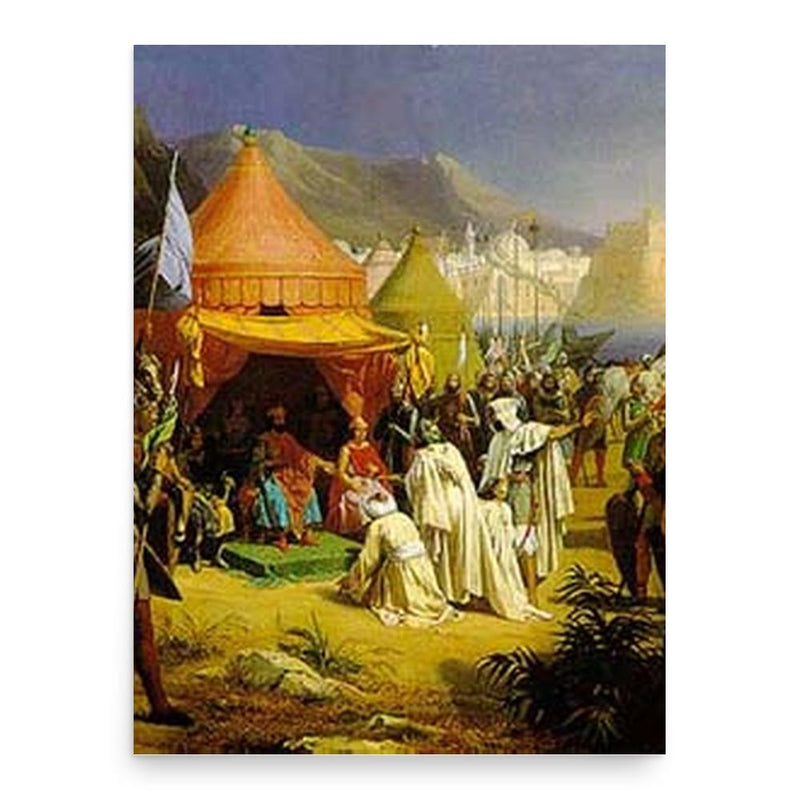 Charles-Alexandre Debacq poster print, in size 18x24 inches.