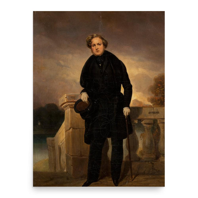 Charles-Edgar de Mornay poster print, in size 18x24 inches.