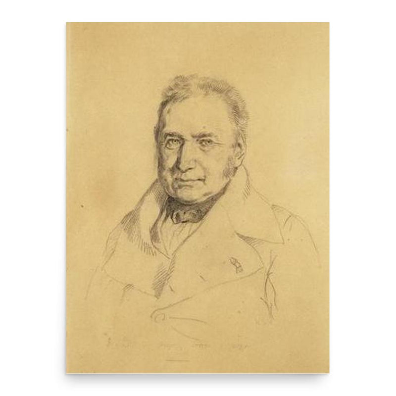 Charles-Henri Delacroix poster print, in size 18x24 inches.