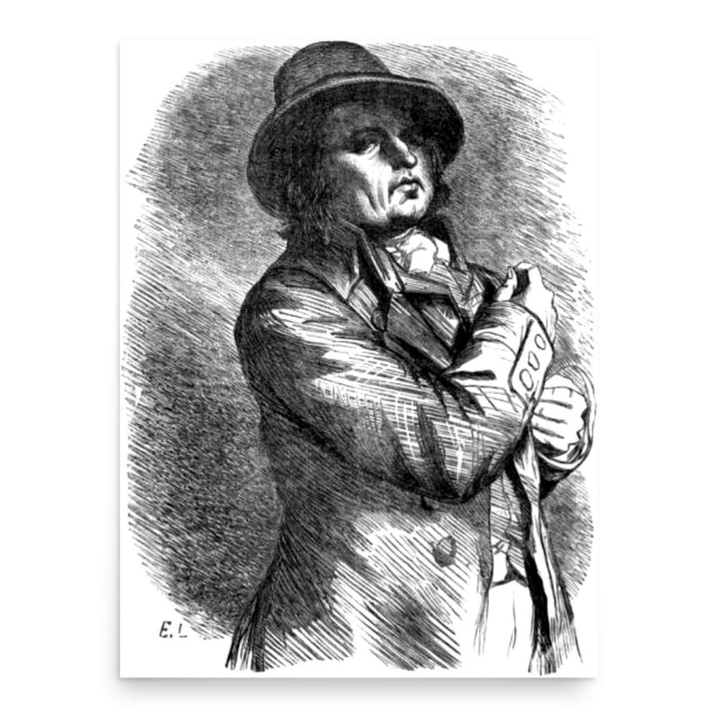 Charles-Henri Sanson poster print, in size 18x24 inches.