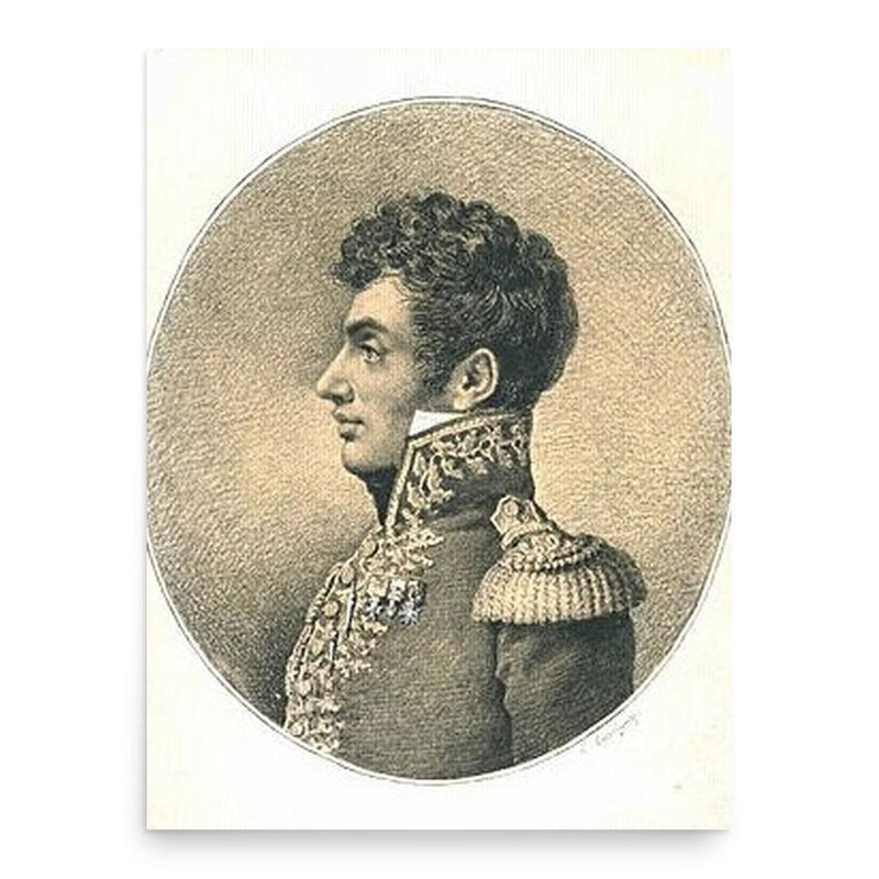 Charles-Joseph Christiani poster print, in size 18x24 inches.