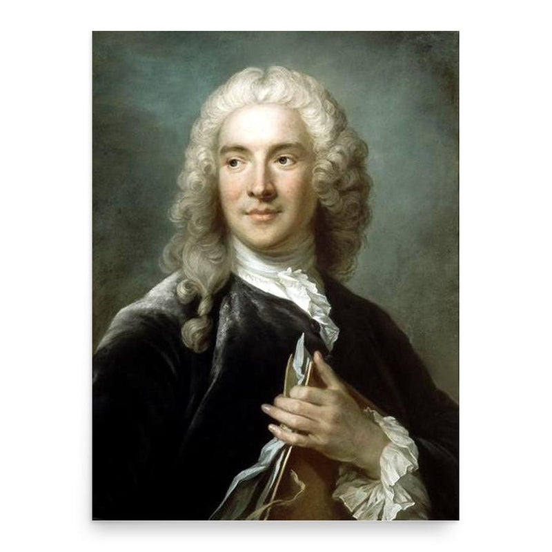 Charles-Joseph Natoire poster print, in size 18x24 inches.