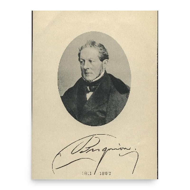 Charles-Juste Bugnion poster print, in size 18x24 inches.