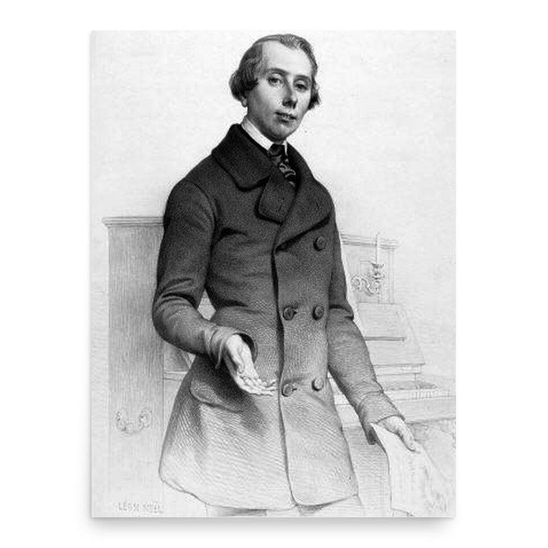 Charles-Louis Sainte-Foy poster print, in size 18x24 inches.