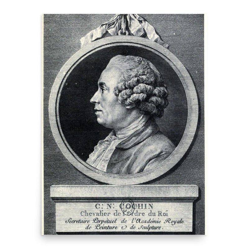 Charles-Nicolas Cochin poster print, in size 18x24 inches.