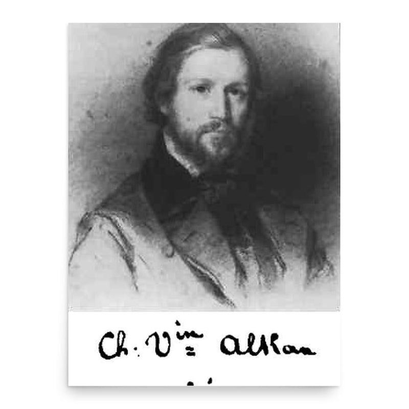 Charles-Valentin Alkan poster print, in size 18x24 inches.