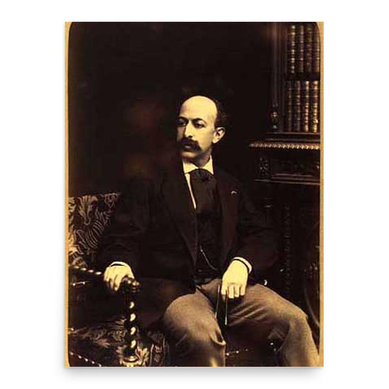 Charles Abrahams poster print, in size 18x24 inches.