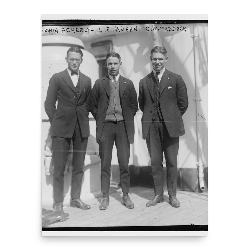 Charles Ackerly poster print, in size 18x24 inches.