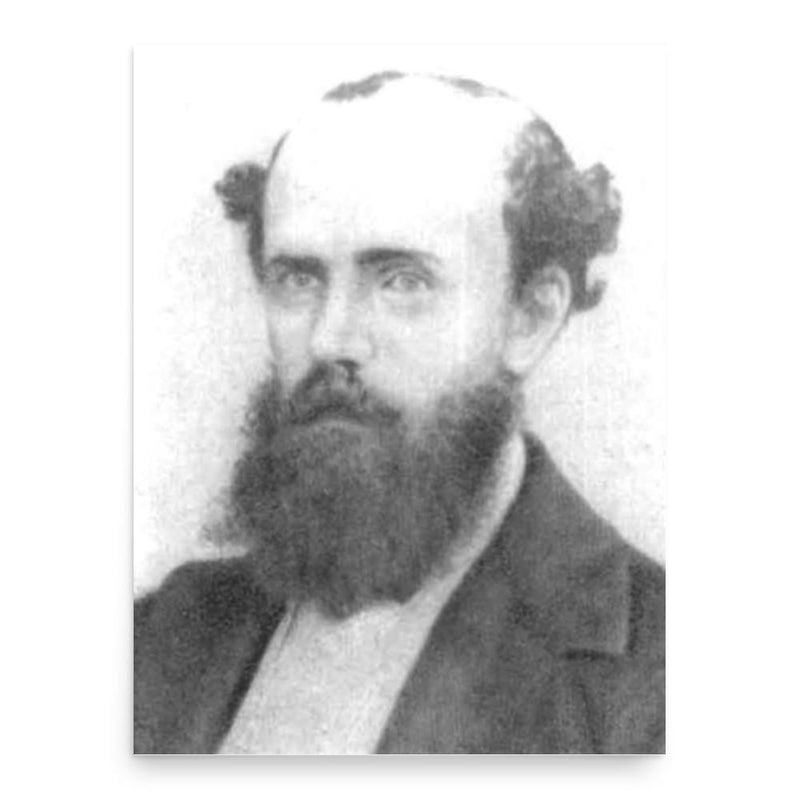 Charles Aemilius Oldham poster print, in size 18x24 inches.