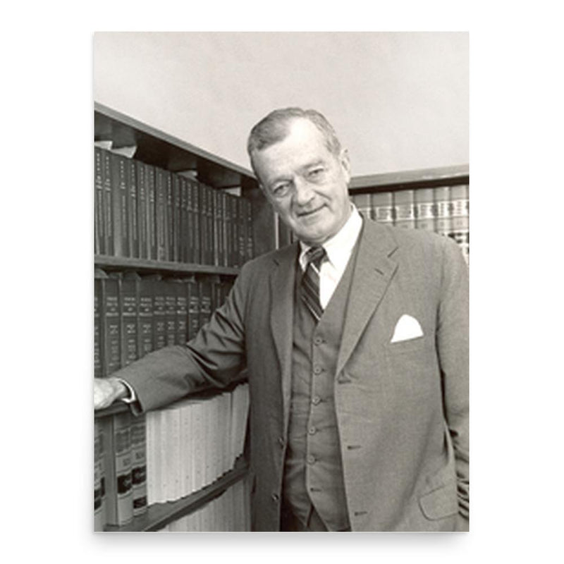 Charles Alan Wright poster print, in size 18x24 inches.