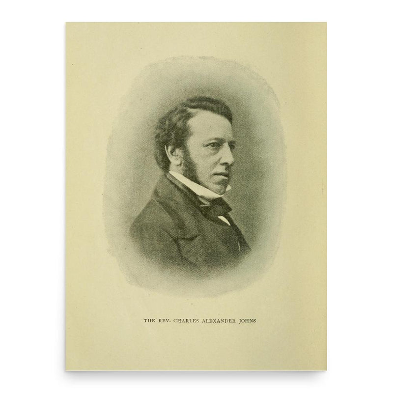 Charles Alexander Johns poster print, in size 18x24 inches.