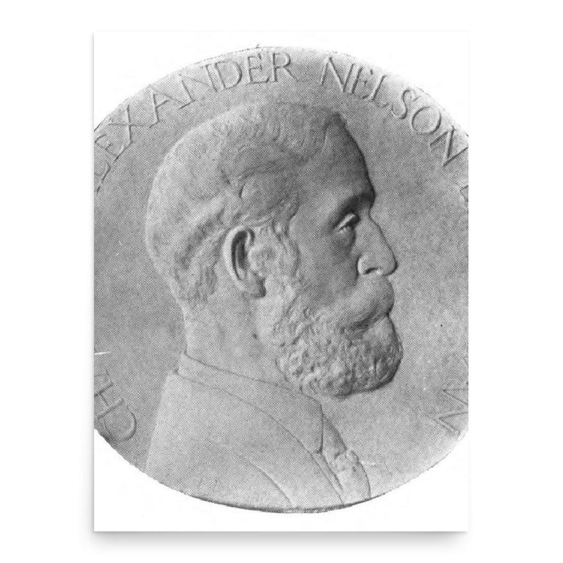 Charles Alexander Nelson poster print, in size 18x24 inches.