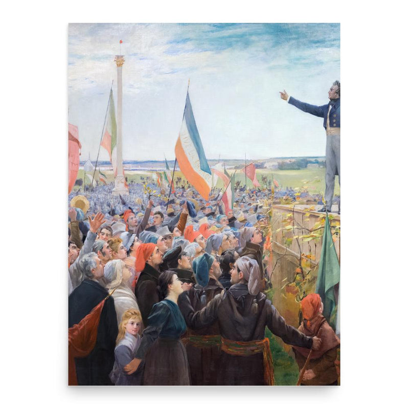 Charles Alexander Smith poster print, in size 18x24 inches.