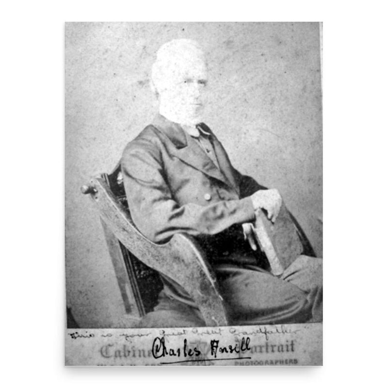 Charles Ansell poster print, in size 18x24 inches.