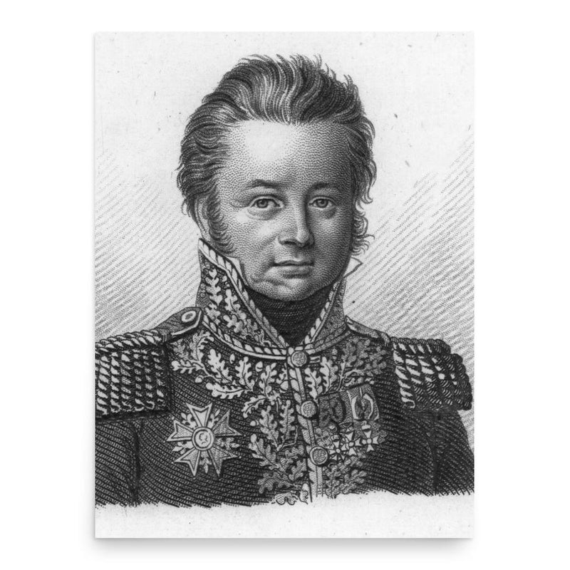 Charles Antoine Morand poster print, in size 18x24 inches.