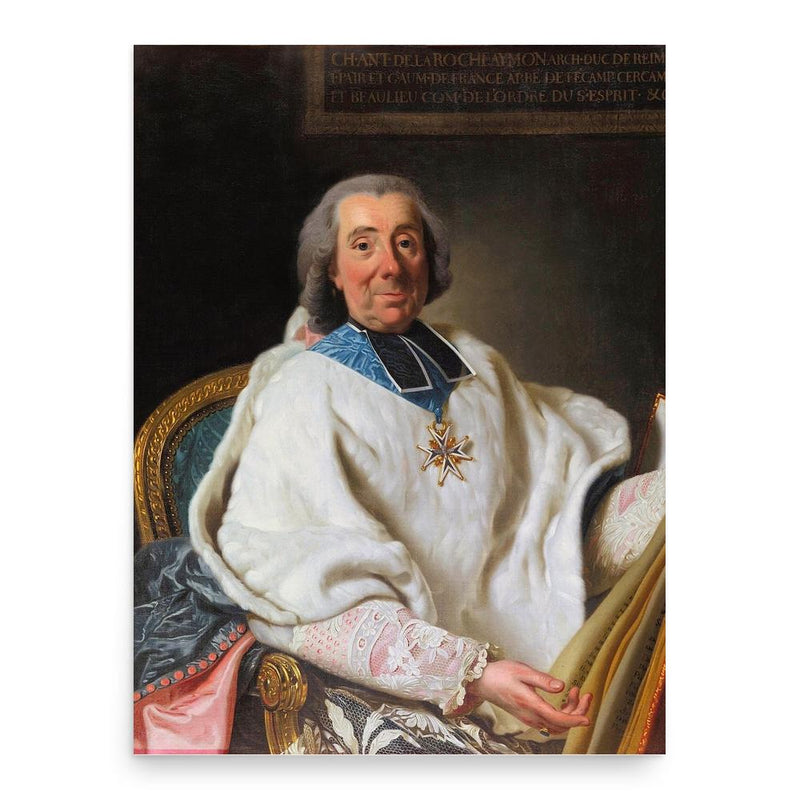 Charles Antoine de La Roche-Aymon poster print, in size 18x24 inches.