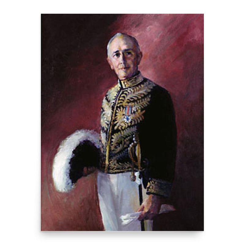 Charles Arthur Banks poster print, in size 18x24 inches.