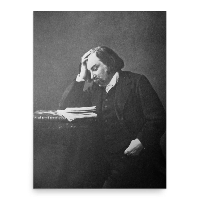 Charles Asselineau poster print, in size 18x24 inches.