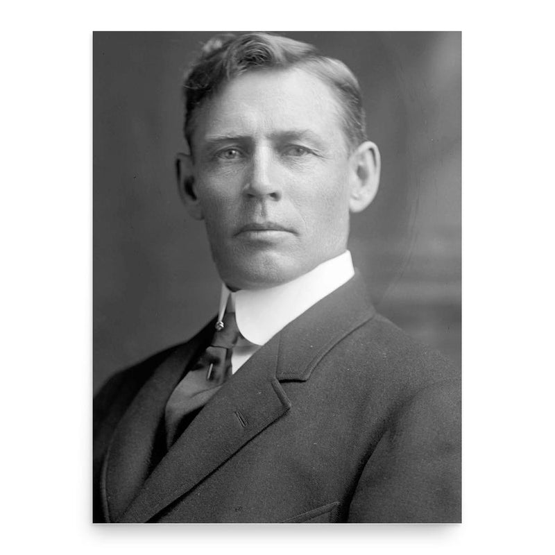 Charles August Lindbergh poster print, in size 18x24 inches.