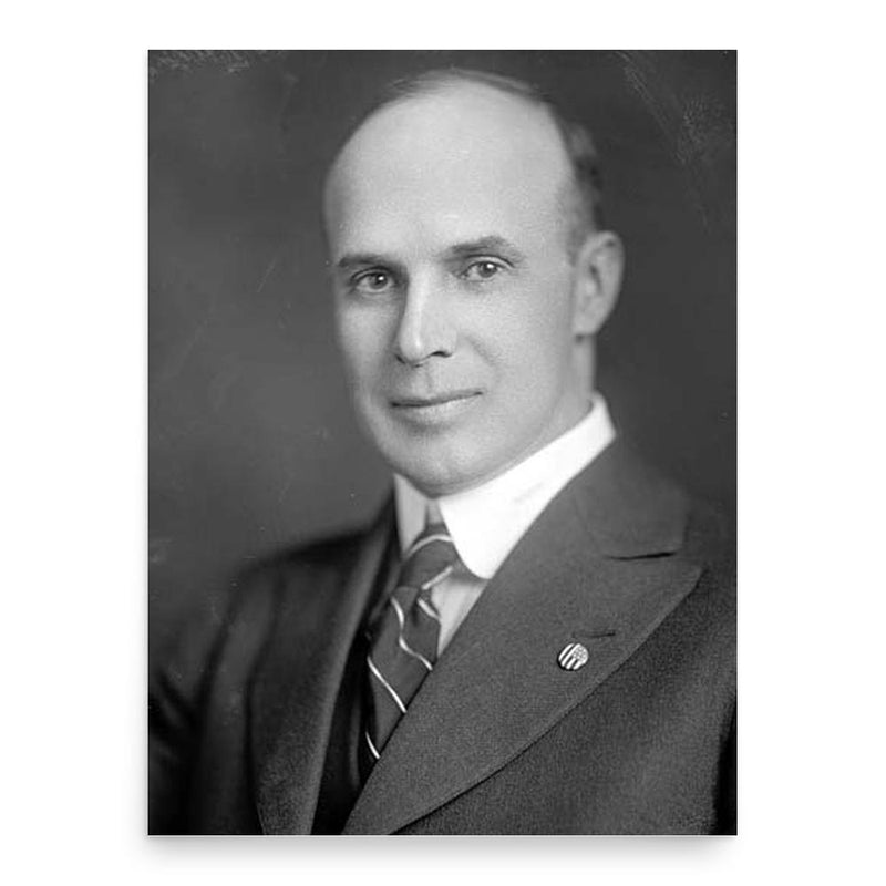 Charles August Sulzer poster print, in size 18x24 inches.