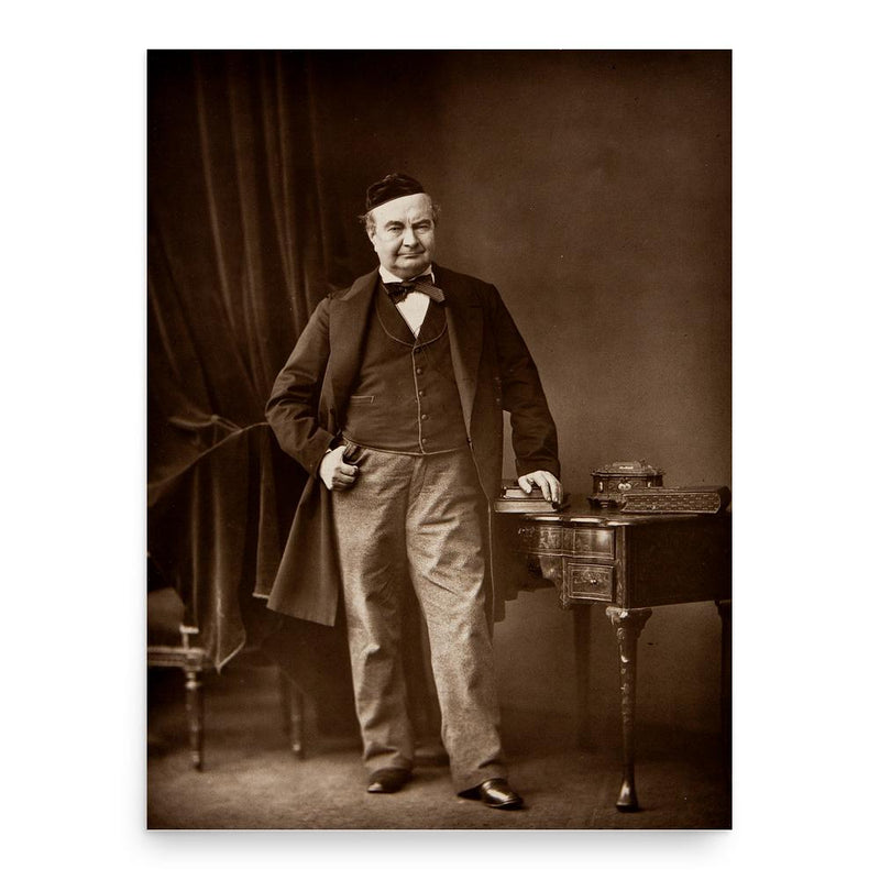 Charles Augustin Sainte-Beuve poster print, in size 18x24 inches.