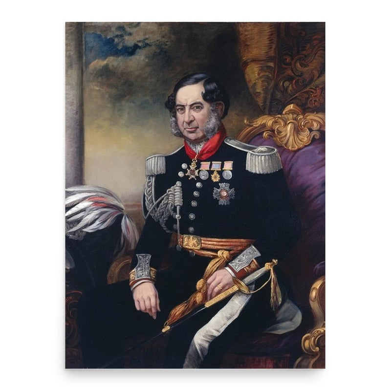 Charles Augustus FitzRoy poster print, in size 18x24 inches.
