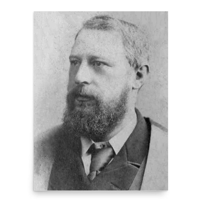 Charles Bagge Plowright poster print, in size 18x24 inches.