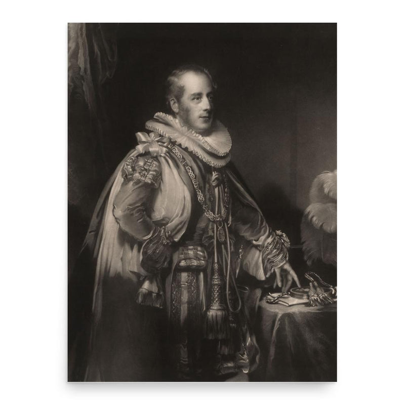 Charles Bagot poster print, in size 18x24 inches.