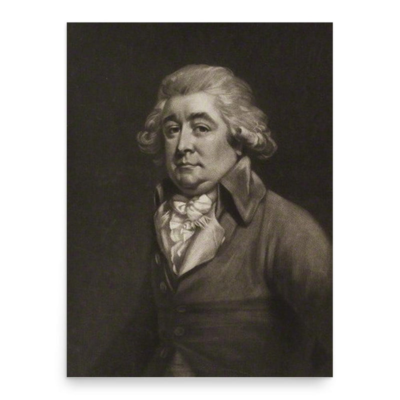 Charles Bannister poster print, in size 18x24 inches.