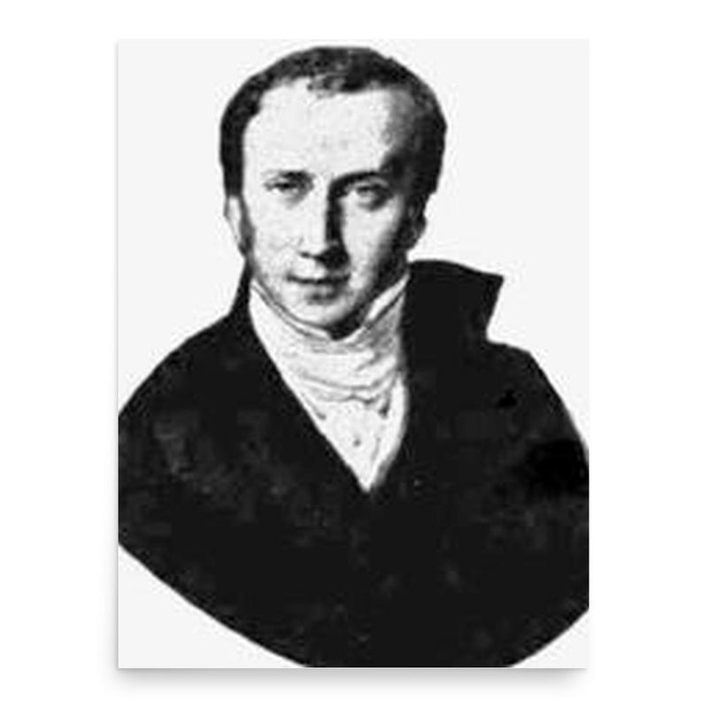 Charles Barbier poster print, in size 18x24 inches.