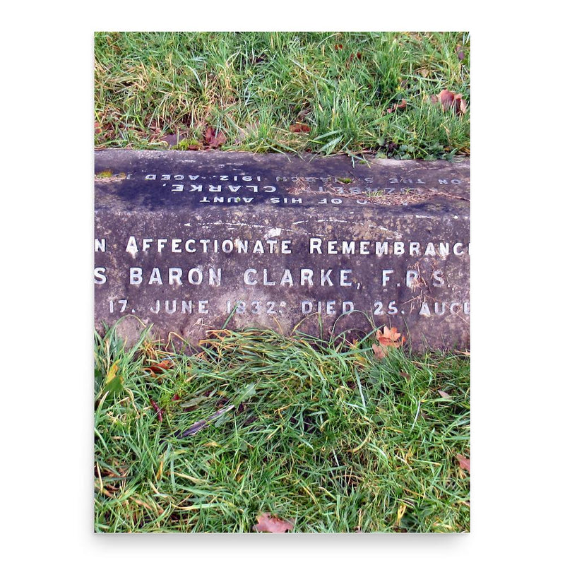 Charles Baron Clarke poster print, in size 18x24 inches.