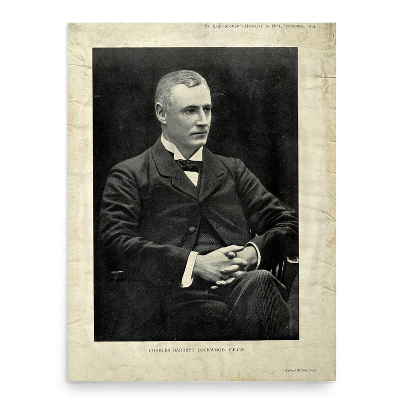 Charles Barrett Lockwood poster print, in size 18x24 inches.