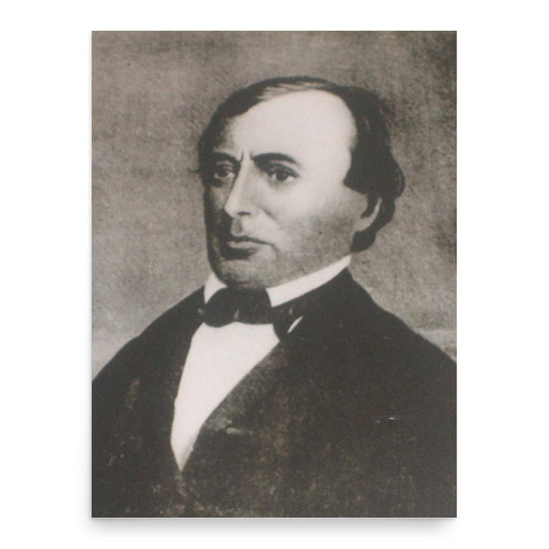 Charles Bent poster print, in size 18x24 inches.