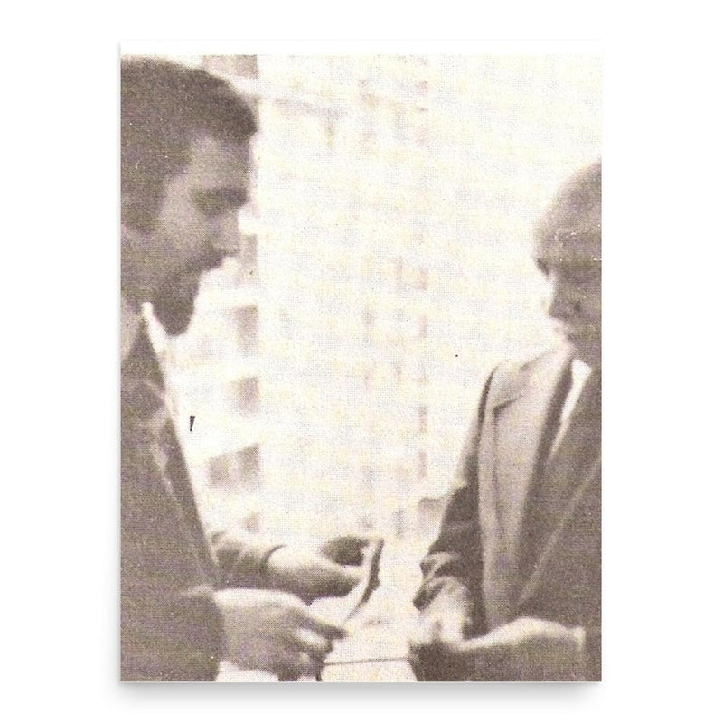 Charles Berlitz poster print, in size 18x24 inches.