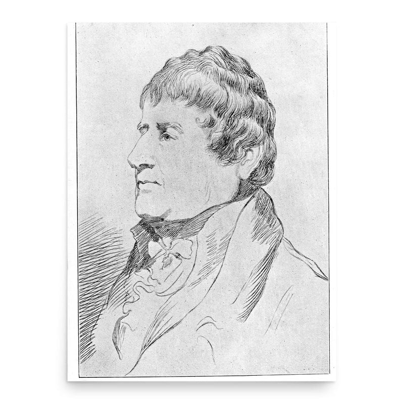 Charles Blagden poster print, in size 18x24 inches.