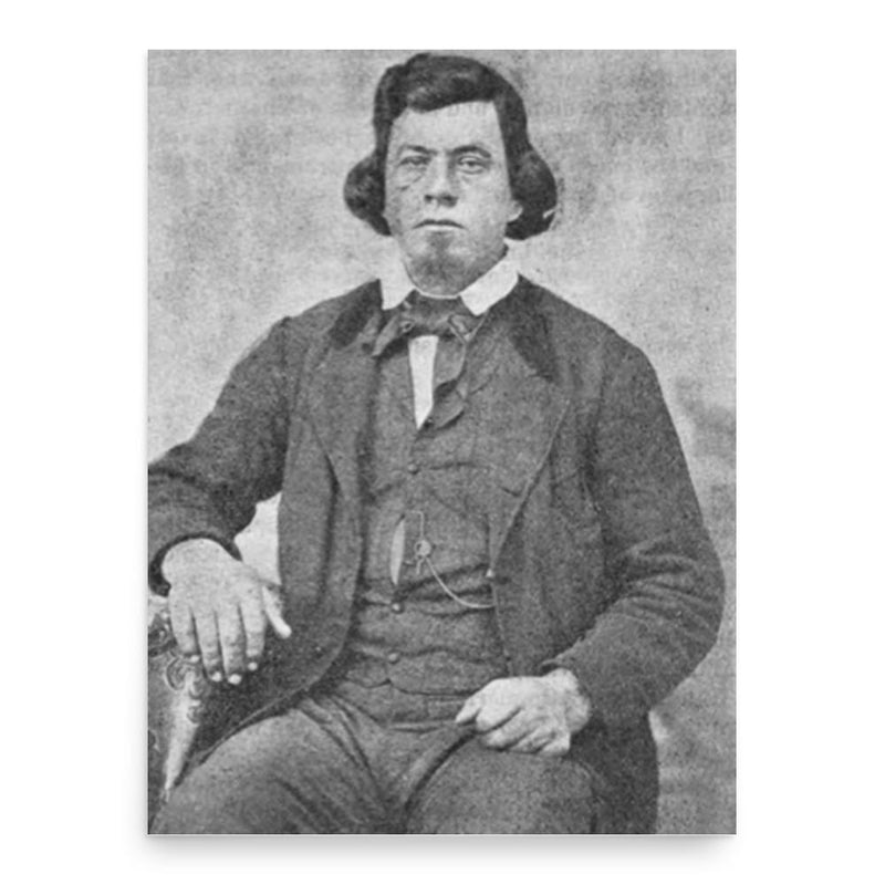 Charles Blue Jacket poster print, in size 18x24 inches.