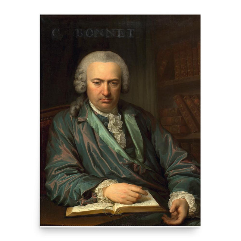 Charles Bonnet poster print, in size 18x24 inches.