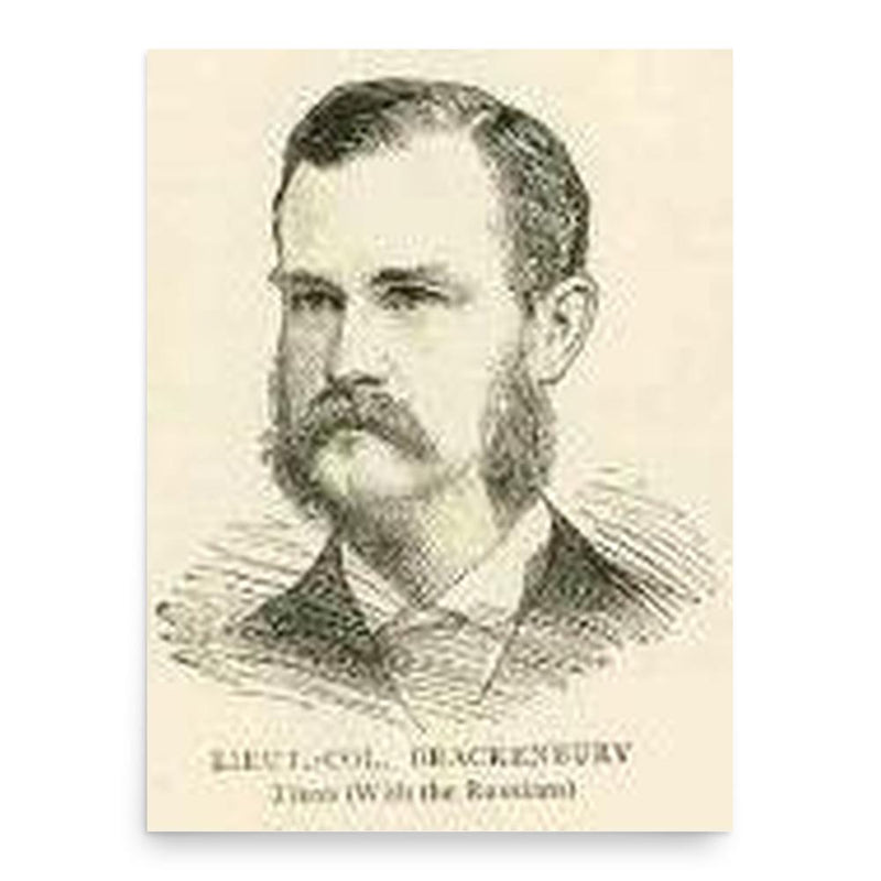 Charles Booth Brackenbury poster print, in size 18x24 inches.