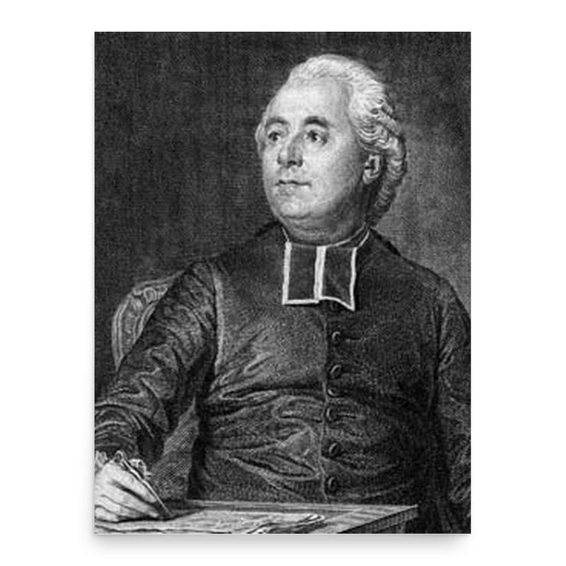 Charles Bossut poster print, in size 18x24 inches.